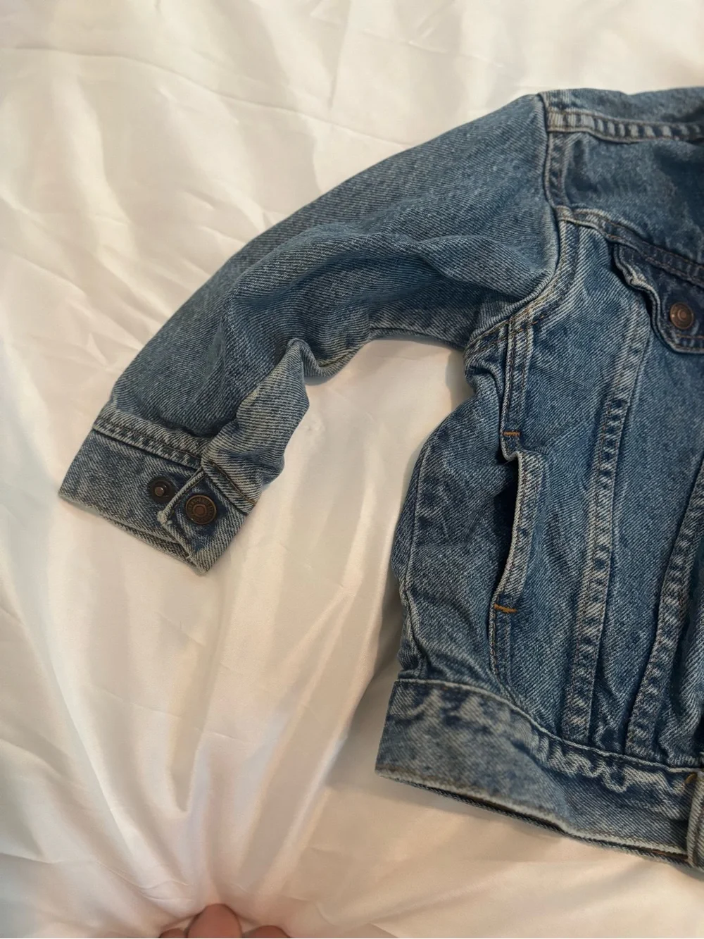 Vintage Levi's Kids Blue Denim Jean Jacket sz 4